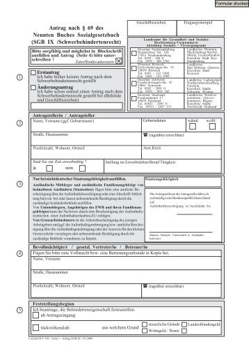 Erstantrag und Neufeststellungsantrag (PDF ... - Einfach teilhaben