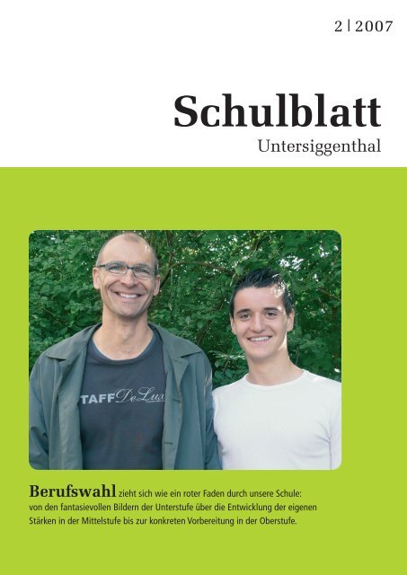 Schulblatt - Schule Untersiggenthal