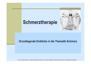 Schmerzvortrag Teil 1