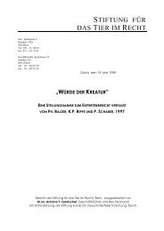 „würde der kreatur“ eine stellungnahme zum expertenbericht verfasst