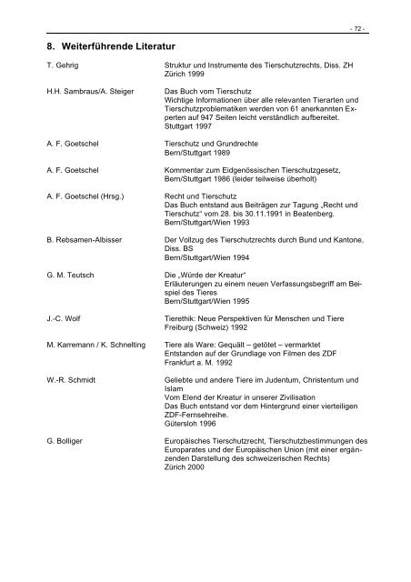 Verbandsvereine/Sekretariat/Tierheime Präsidium - Krax