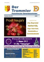 Trommler Jänner 2013 - Deutschkreutz