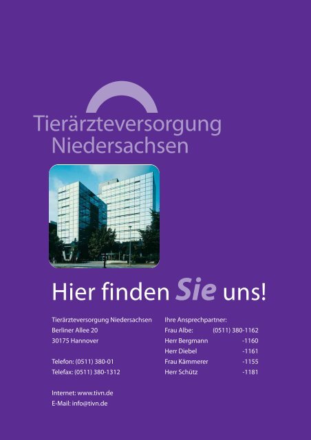 Tierärzteversorgung Niedersachsen