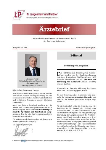 Ärztebrief - Langenmayr & Partner GbR