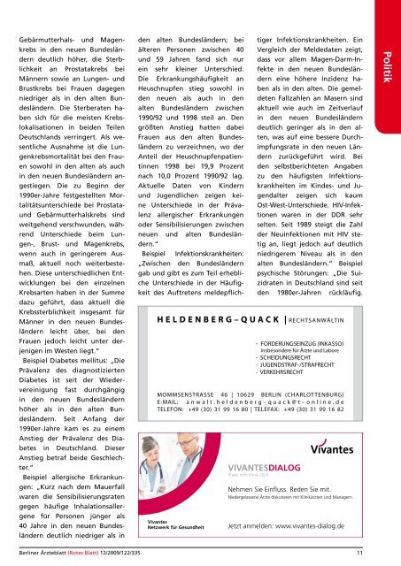 Medizin - Berliner Ärzteblatt