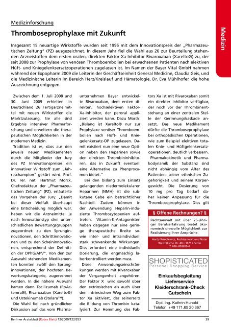 Medizin - Berliner Ärzteblatt