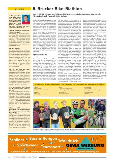 1209_SSP Zeitung Oktober 2012-1.indd - Sportschule FFB Puch ...