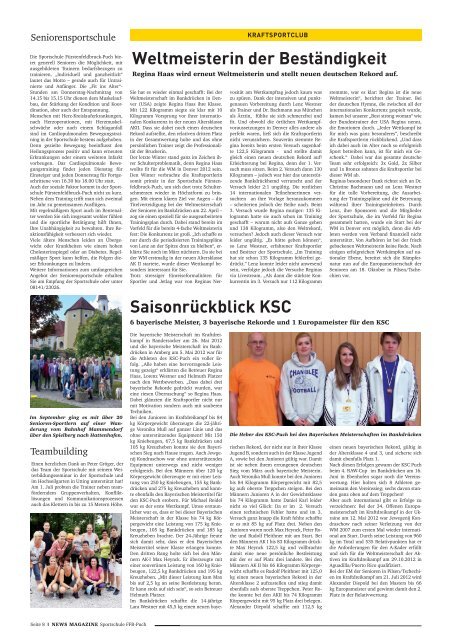 1209_SSP Zeitung Oktober 2012-1.indd - Sportschule FFB Puch ...