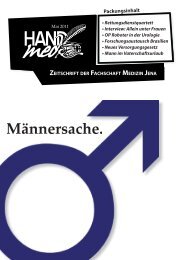 Männersache. » PDF-Download - Fachschaft Medizin der FSU Jena