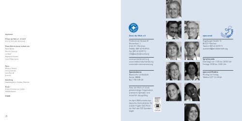 open.med Bericht 2007 - Ärzte der Welt e.V.