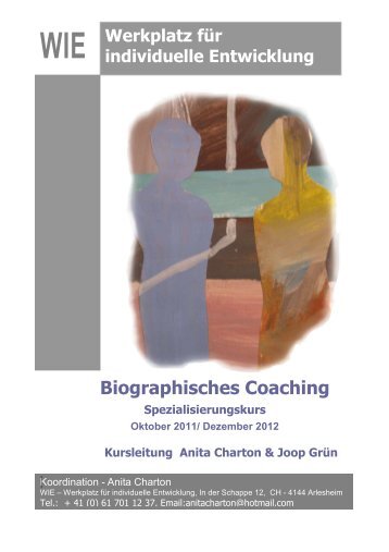 Biographisches Coaching - Werkplatz für individuelle Entwicklung