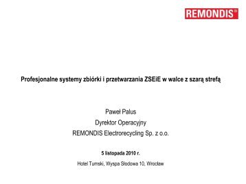 REMONDIS Electrorecycling Inny zakład - TransWaste