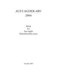 AUST-AGDER-ARV 2004 - Tekstforlaget