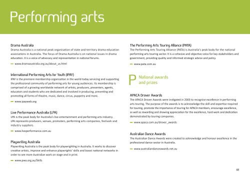 arts-e resources - PDF 3 MB - Arts Tasmania - Tasmania Online