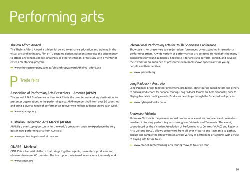 arts-e resources - PDF 3 MB - Arts Tasmania - Tasmania Online