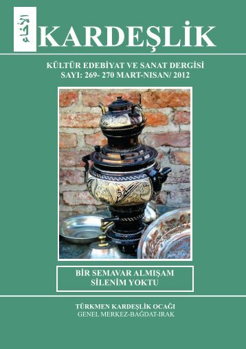 269- 270 mart-nisan/ 2012 türkmen kardeşli̇k ocaği