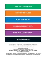 DIAL TEST INDICATORS ELECTRONIC GAGES A.G.D. ... - Nomak