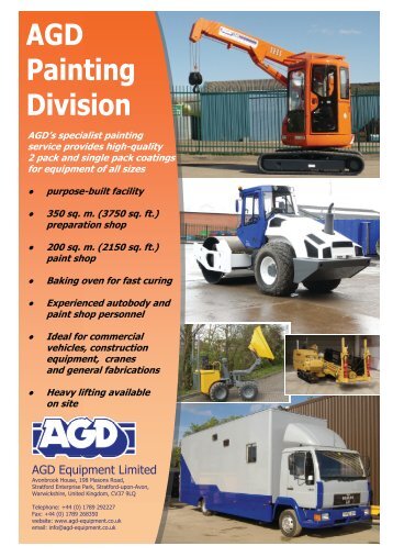 AGD Painting Division - AGD Equipment