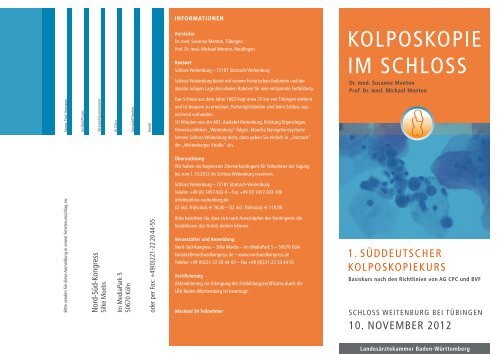 kolposkopie im schloss - Arbeitsgemeinschaft Zervixpathologie und ...