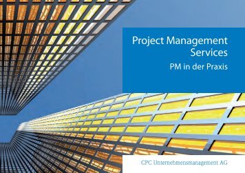 Project Management Services - CPC Unternehmensmanagement AG