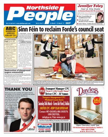 DRIVER CPC - Northside People