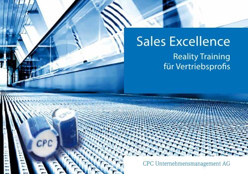 Sales Excellence - Reality Training für Vertriebsprofis - CPC ...