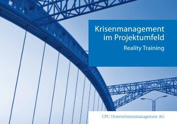 Reality Training - CPC Unternehmensmanagement AG