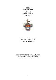 FPAS Handbook - University of the West Indies - Uwi.edu