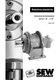 Reductores planetarios - SEW-EURODRIVE