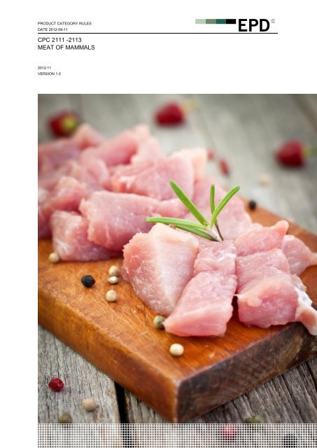 Cpc 2111 2113 Meat Of Mammals Pcr Library