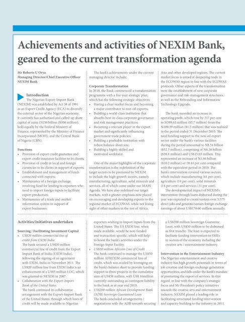 NIGERIA Invest in 2012-13 - Newsdesk Media