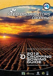 Lentil variety sowing guide 2012 - Seed Distributors