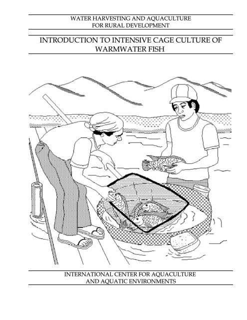 introduction to intensive cage culture of warmwater fish
