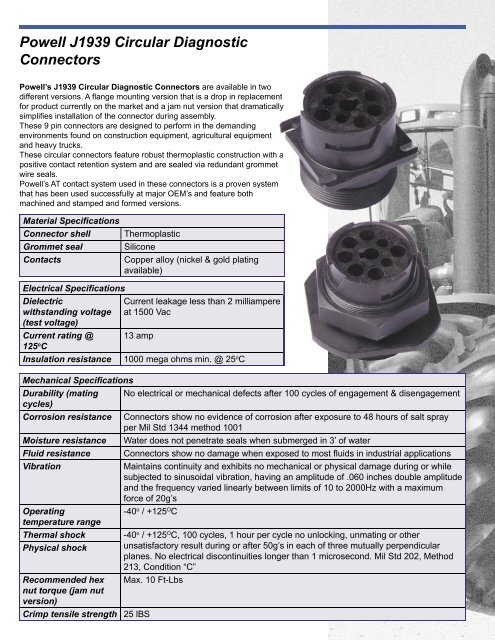 Powell ag products.indd - Powell Electronics