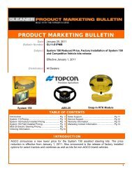 PRODUCT MARKETING BULLETIN - OneAGCO Document Center