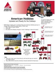 UP_091139229 American Hobbies Updated and Ready for ... - AGCO