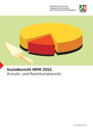 Sozialbericht NRW 2012 - Ministerium für Arbeit, Integration und ...