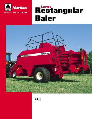 Large Rectangular Baler - New Idea - AGCO
