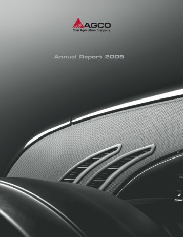 2009 AGCO Annual Report