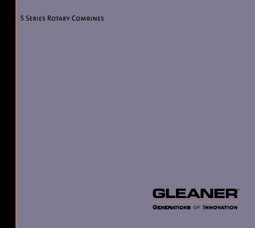 5 Series Rotary Combines - Gleaner - AGCO