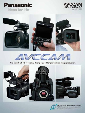 AVVCAM Line-Up April 2012.pdf - panasonic ideas for life