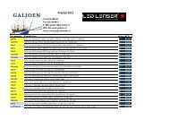 Prijslijst Led Lenser - Galjoen