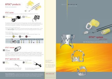 OTSC® products OTSC® system - Endotherapeutics