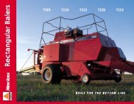 Small Rectangular Balers 7205, 7210, 7215 and ... - New Idea - AGCO