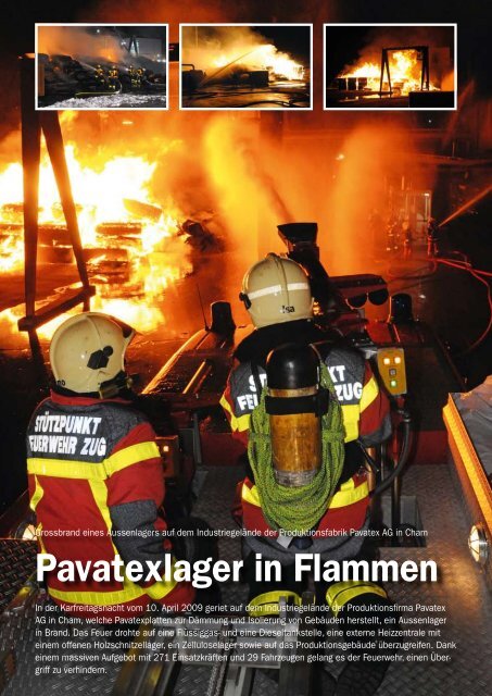 FW Cham - Pavatexlager in Flammen - 06/2009