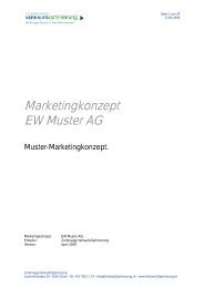 Marketingkonzept EW Muster AG - VerkaufsOptimierung...