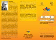 iGIOVEDÌ iGIOVEDÌ - Associazione Generale Cooperative Italiane