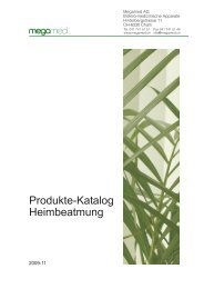 Produkte-Katalog Heimbeatmung - megamed ag