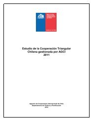 Estudio de la Cooperación Triangular Chilena gestionada por AGCI ...