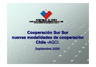 Nuevas Modalidades de Cooperación – Gloria Yañez (AGCI) - AUCI